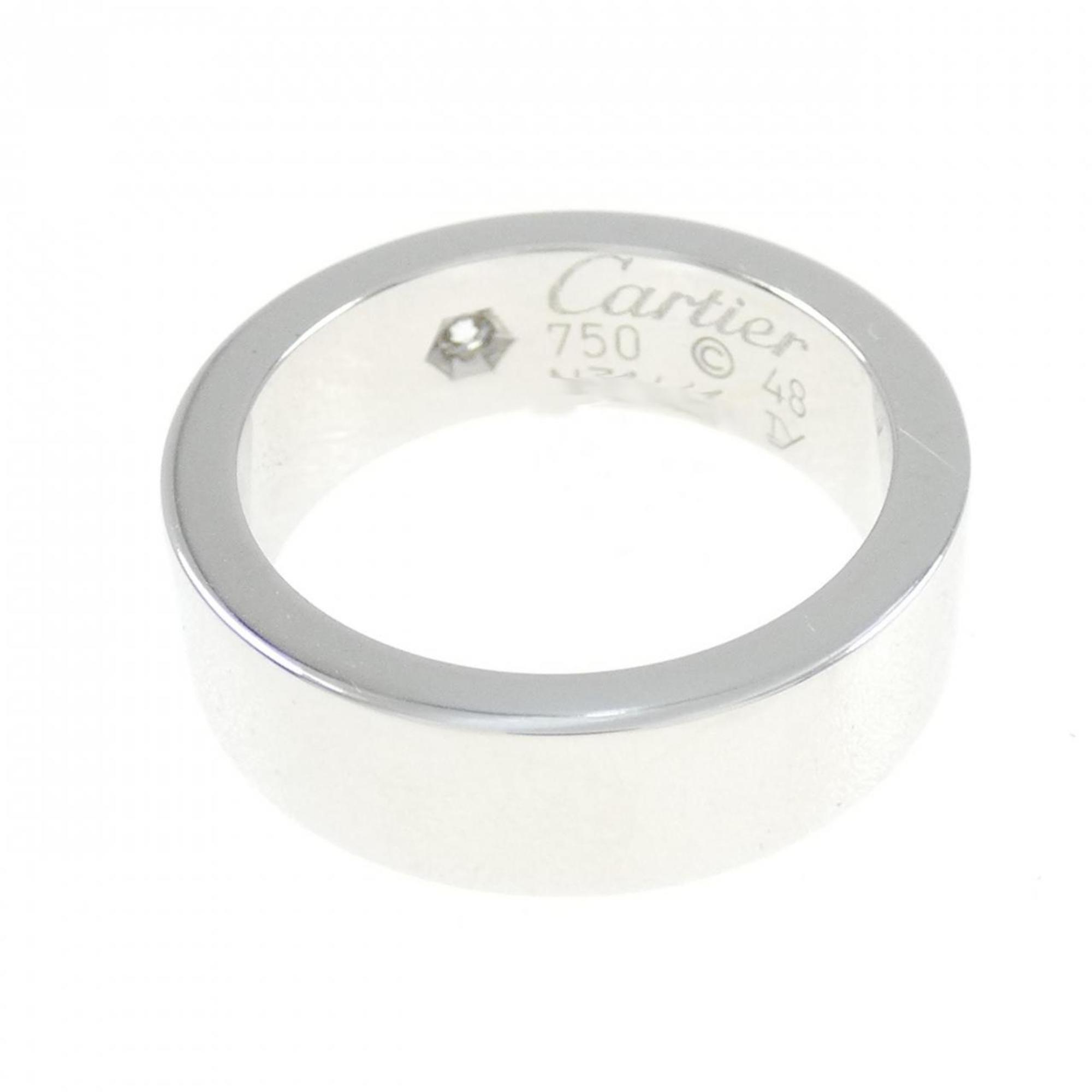 Love Ring 18K White Gold and Diamond