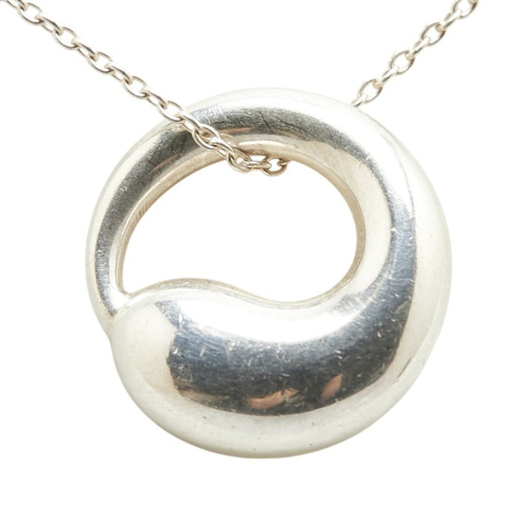 Eternal Circle Pendant Necklace Sterling Silver