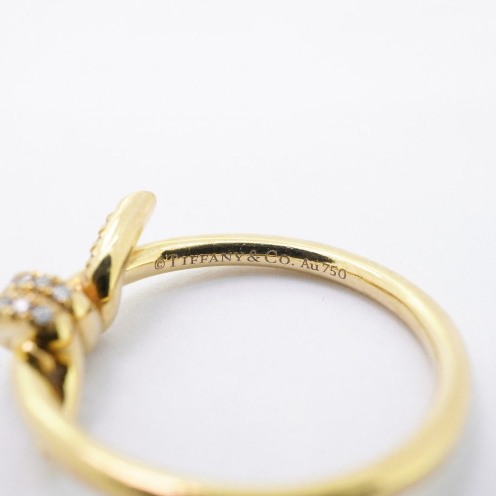 Knot Ring 18K Yellow Gold with Diamond