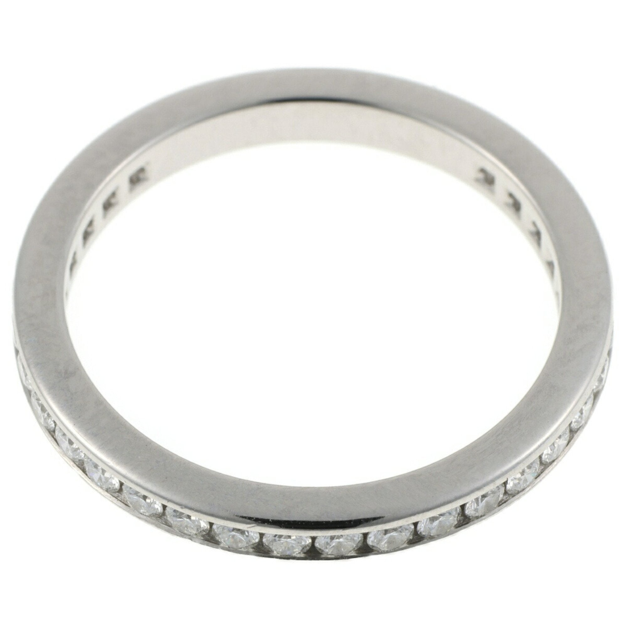 Full Circle Ring Platinum with Diamonds