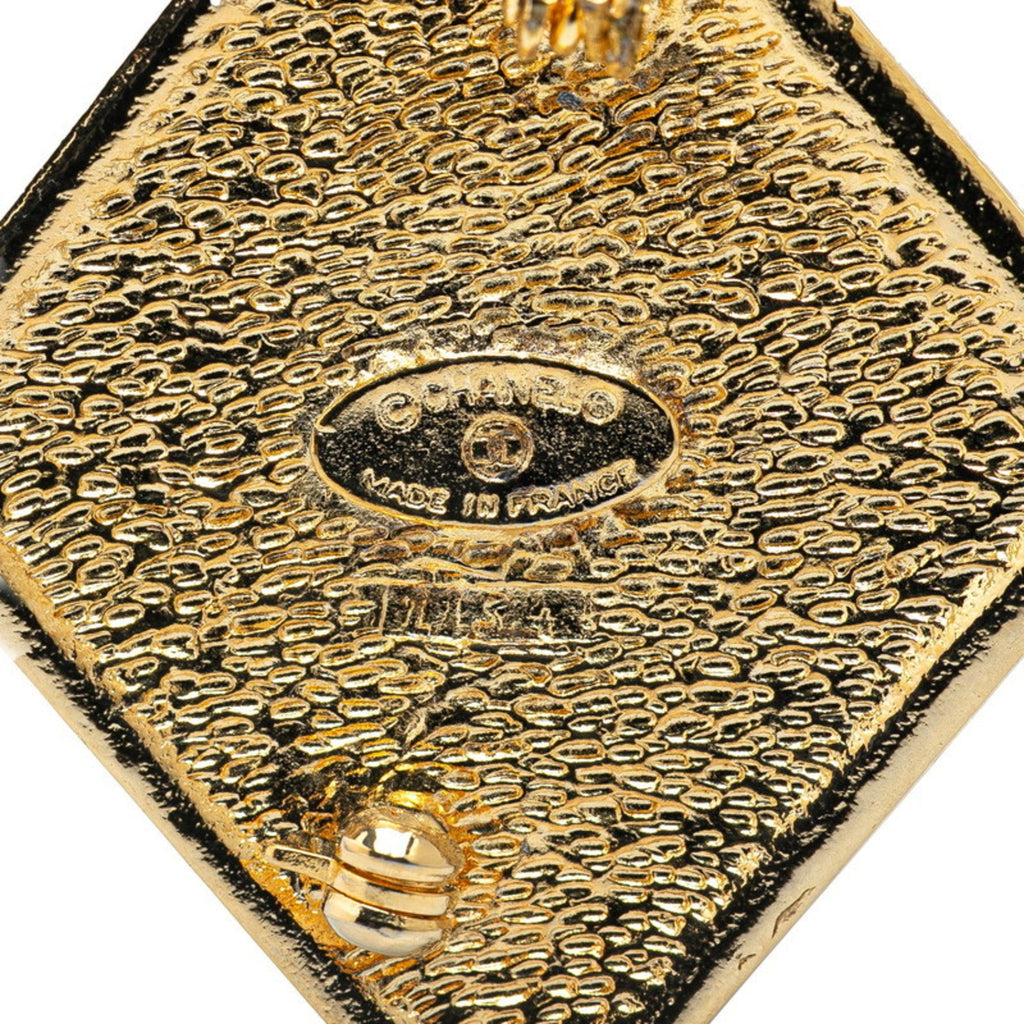 CC Logo Brooch Metal