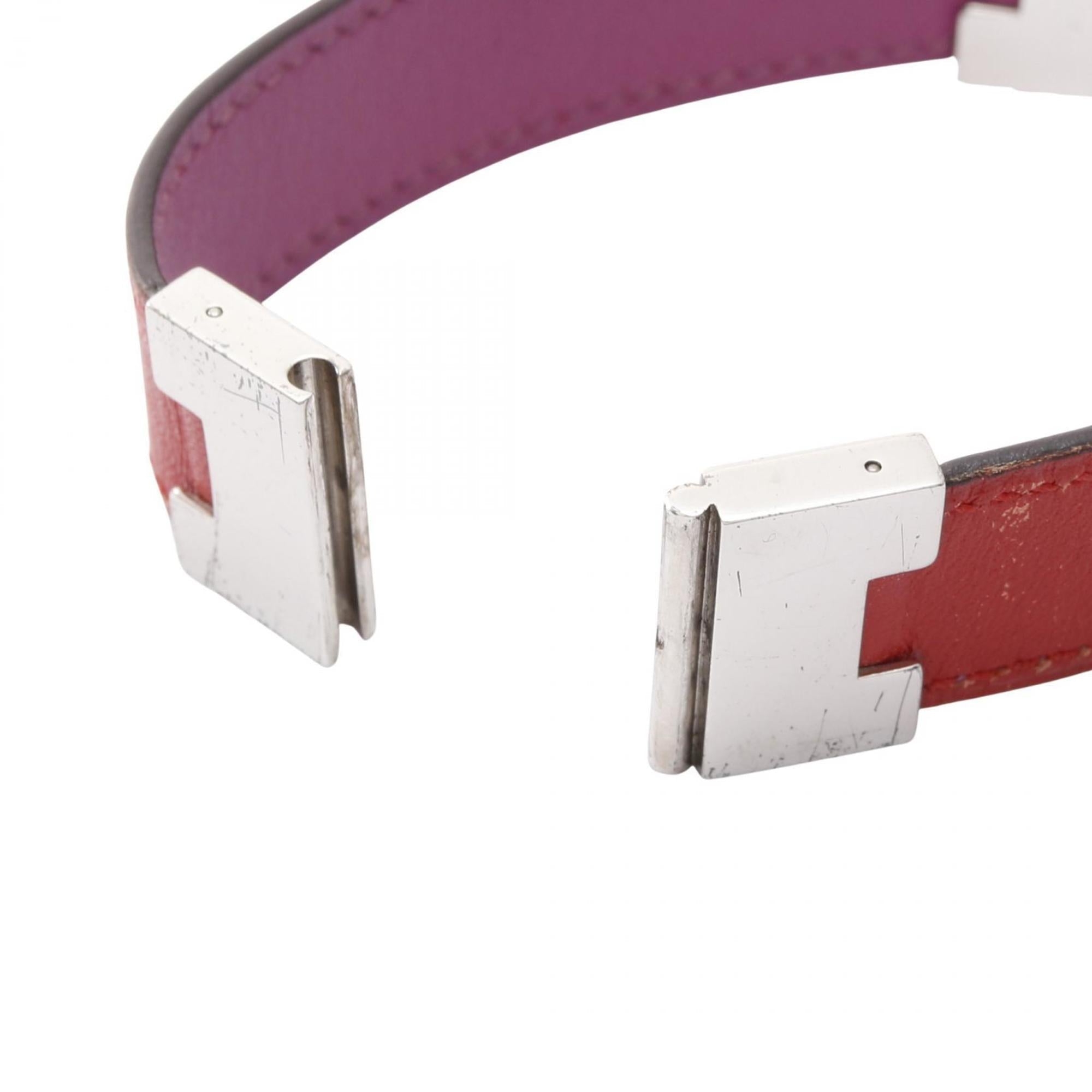 Bracelet Leather and Stainless Steel