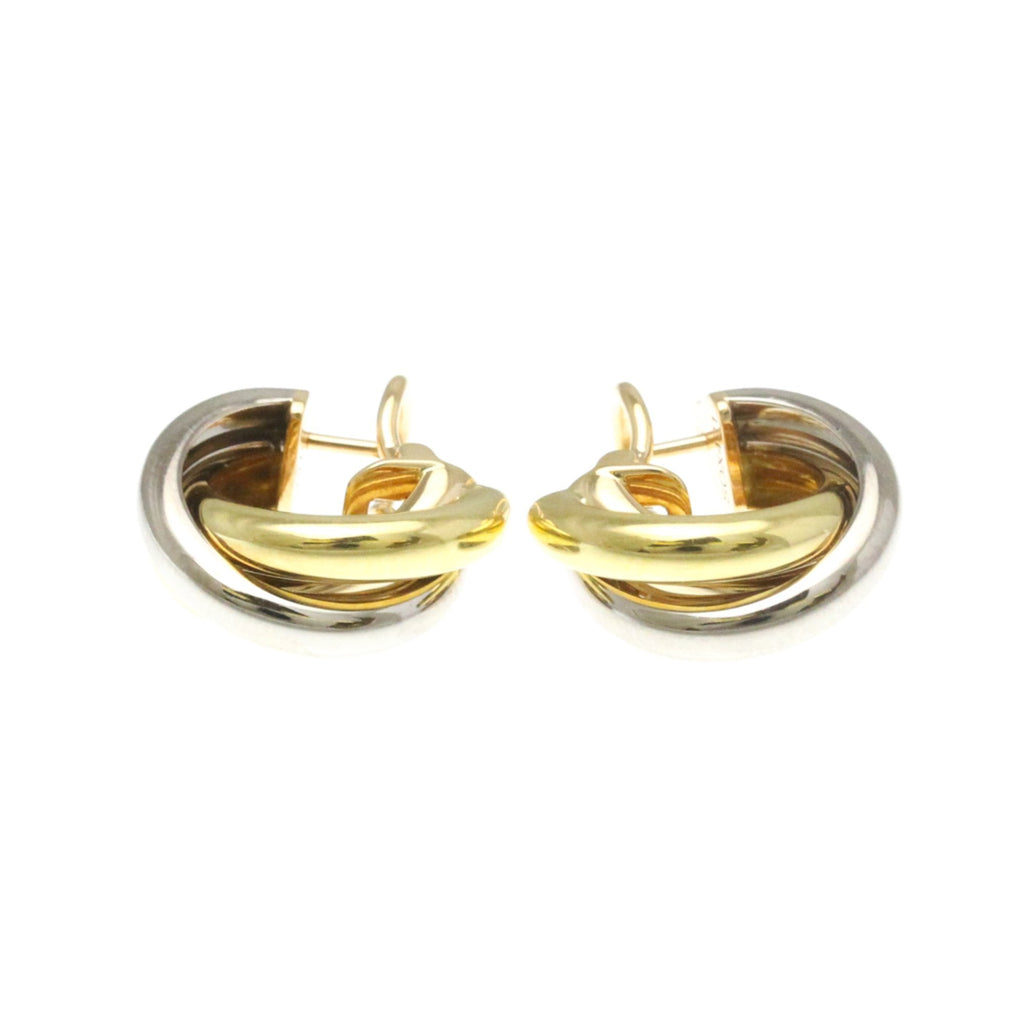 Trinity Earrings 18K Tricolor Gold