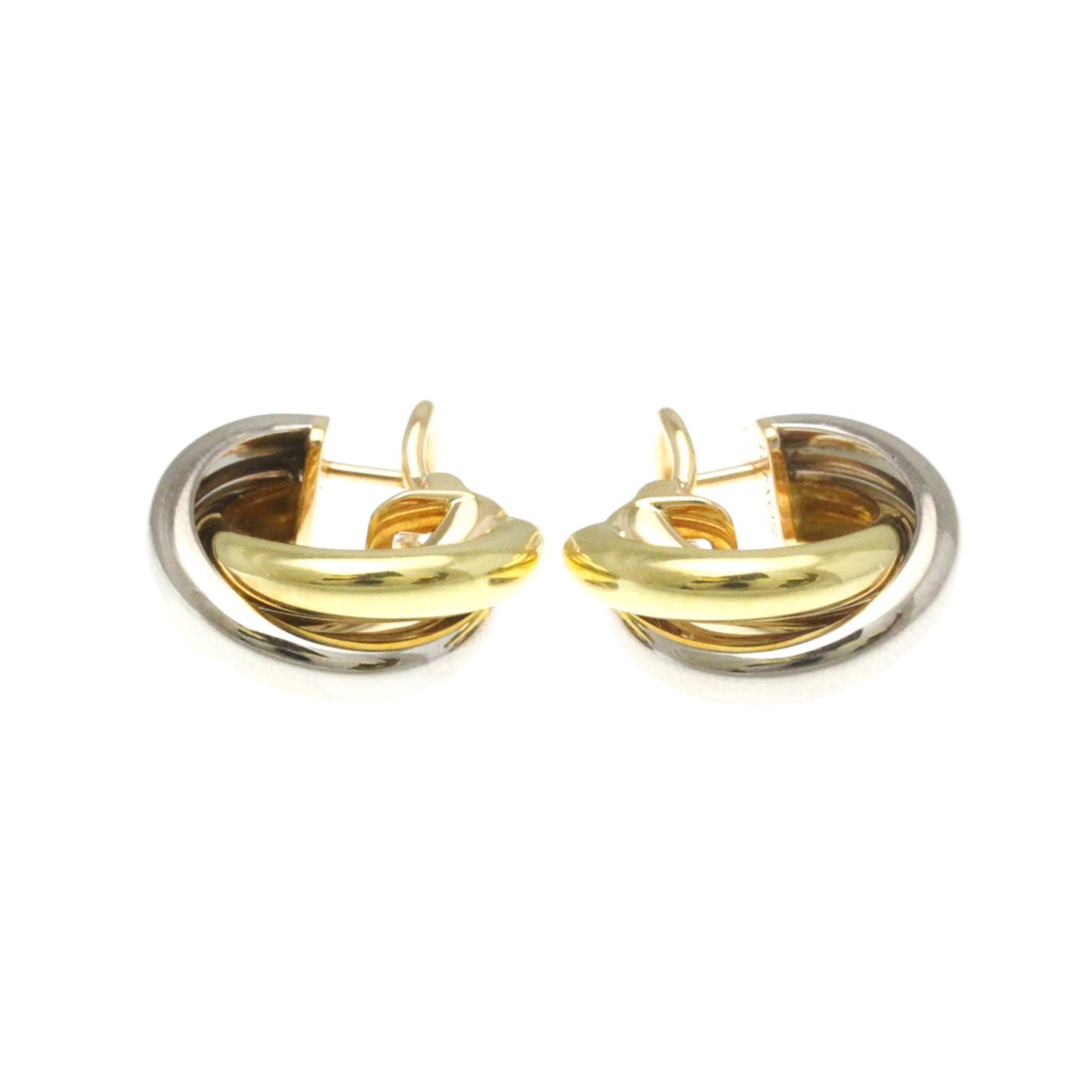 Trinity Earrings 18K Tricolor Gold