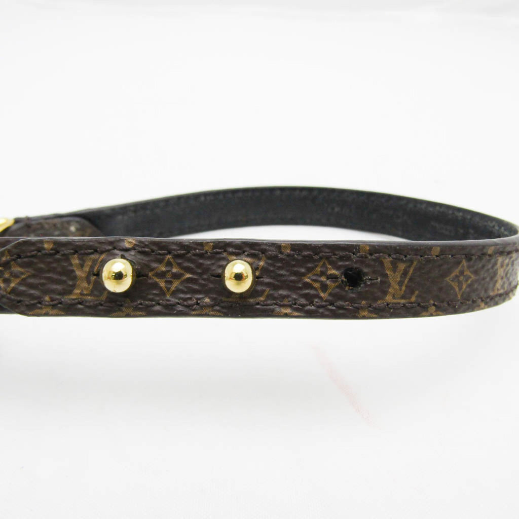 Bracelet Leather and Metal and Monogram