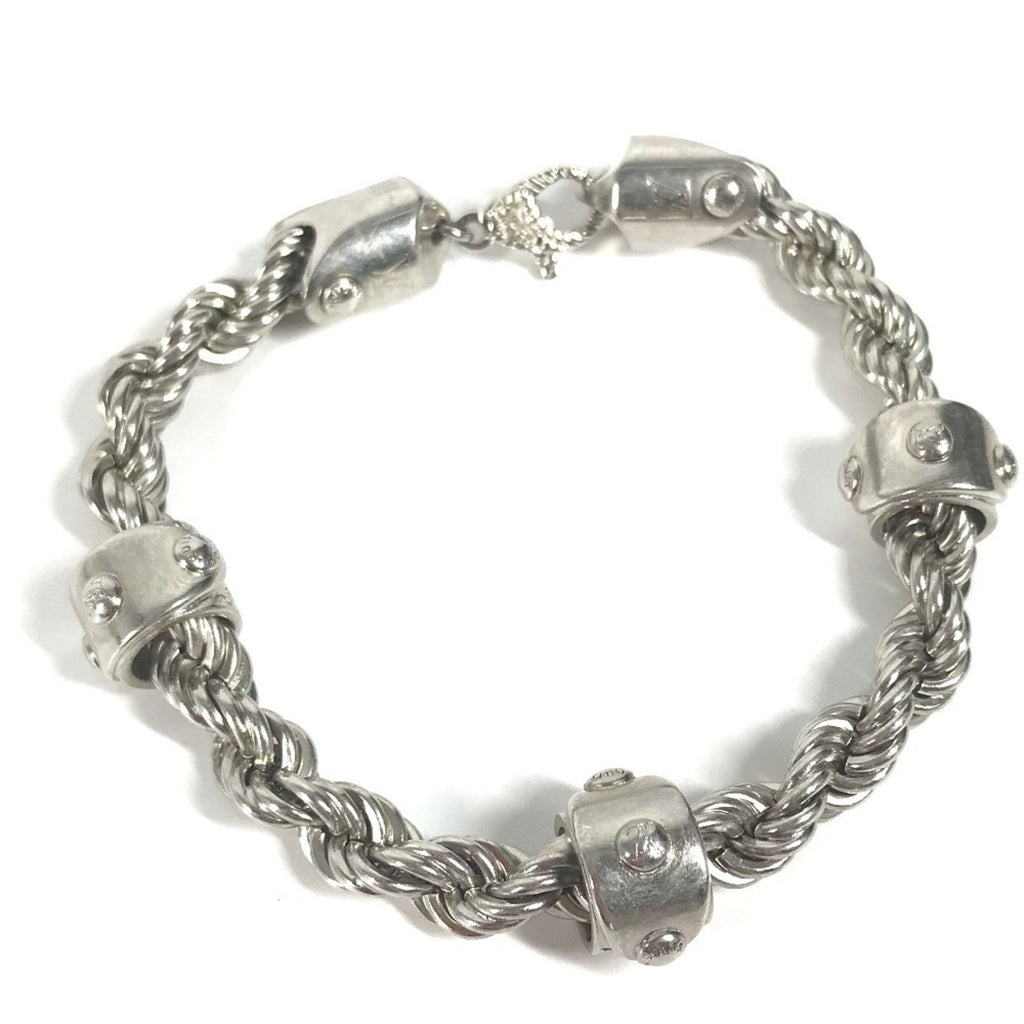 Charm Bracelet Metal Silver