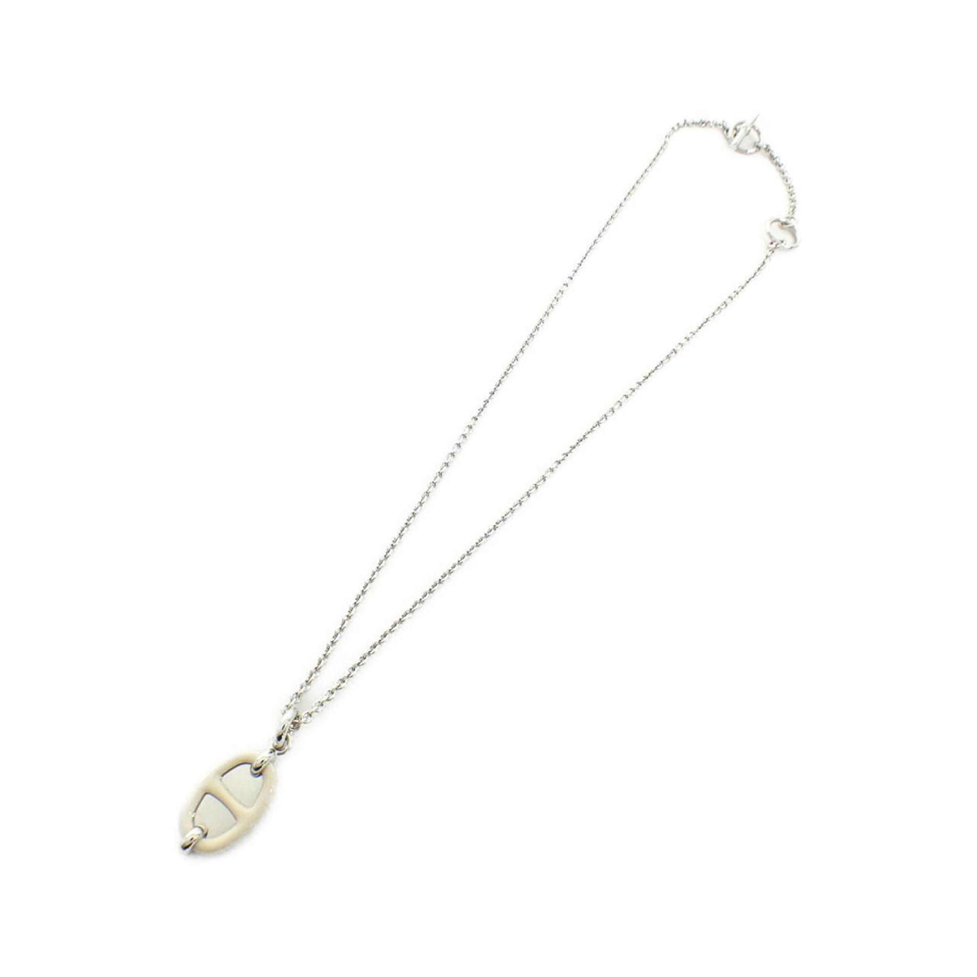 Maillon Pendant Necklace Cream Mini