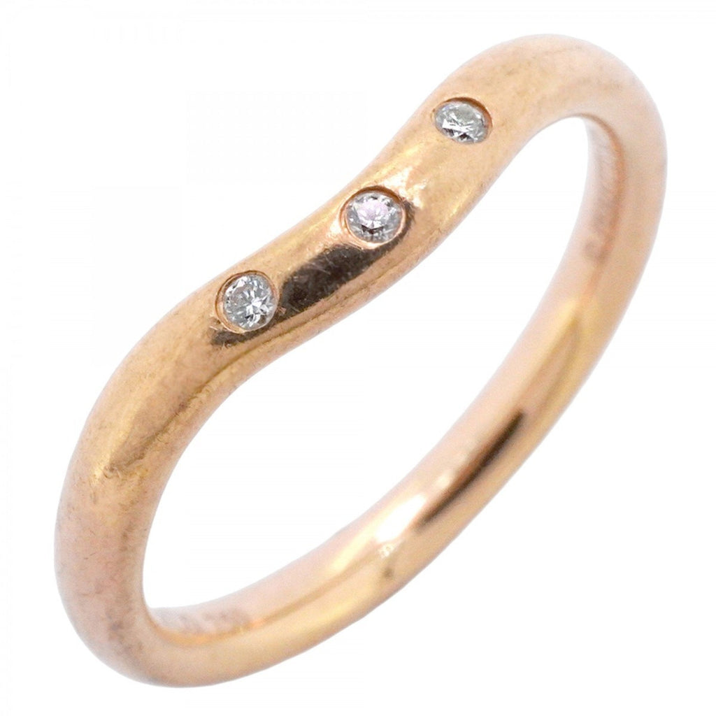 Band Ring 18K Rose Gold with Diamond