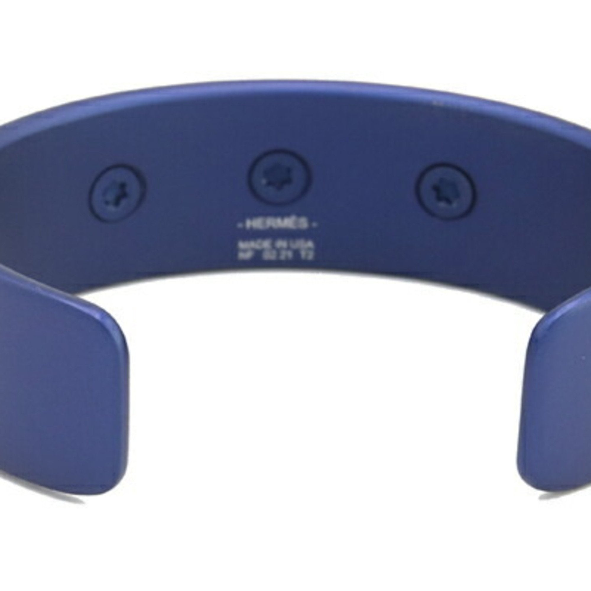 Medor Bangle Aluminum and Metal Blue Bracelet