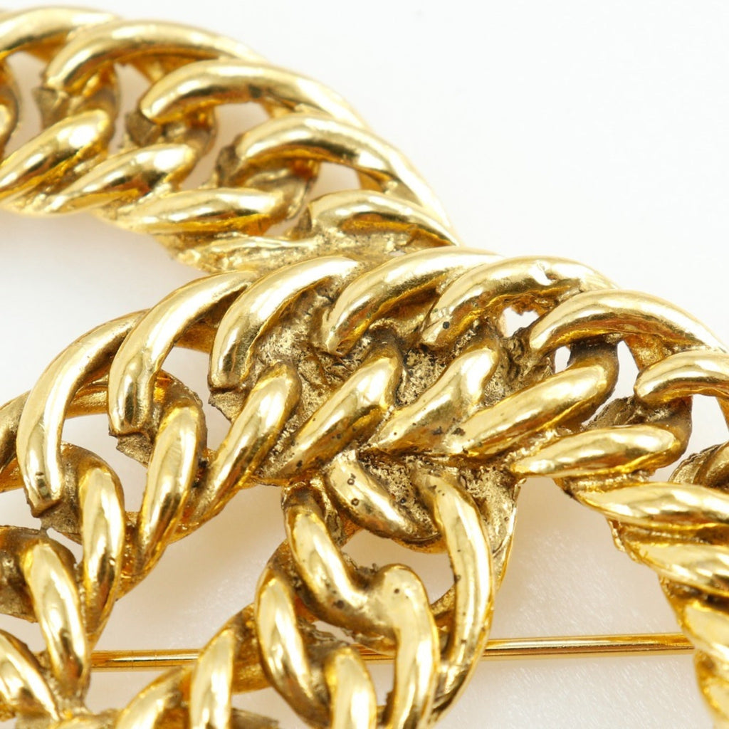 CC Logo Brooch Metal