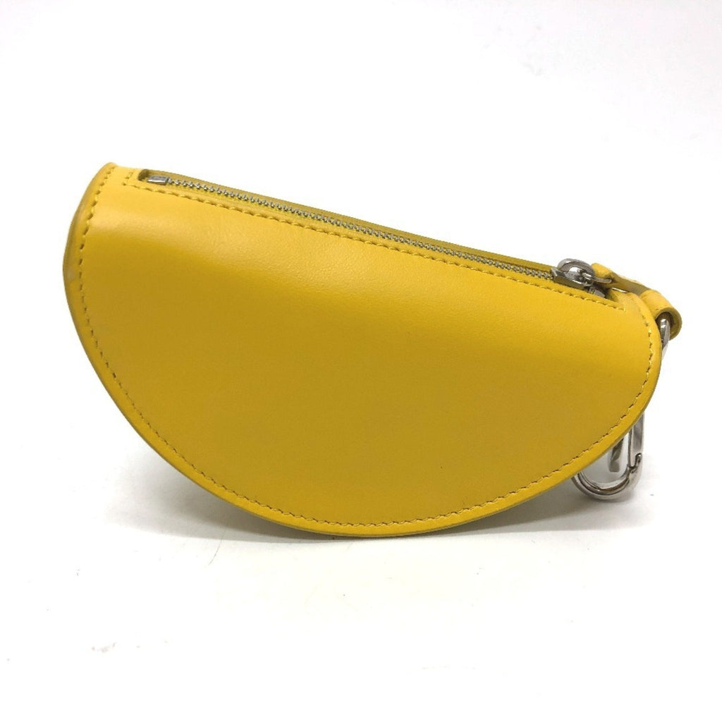 Bag Charm Leather Yellow Handbag Charm