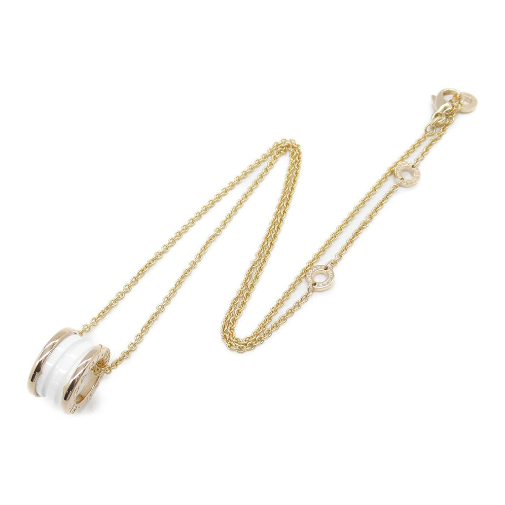 B.Zero1 Pendant Necklace Ceramic and 18K Rose Gold