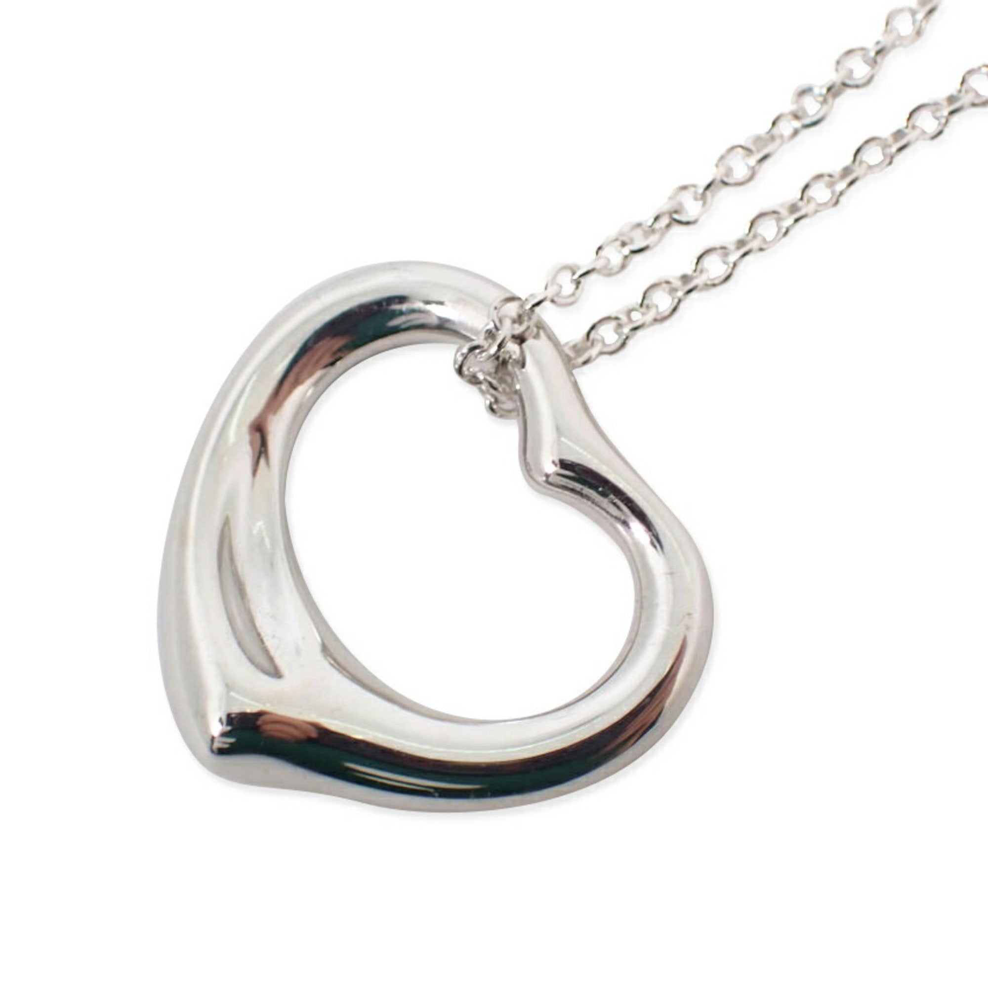Heart Pendant Necklace Sterling Silver