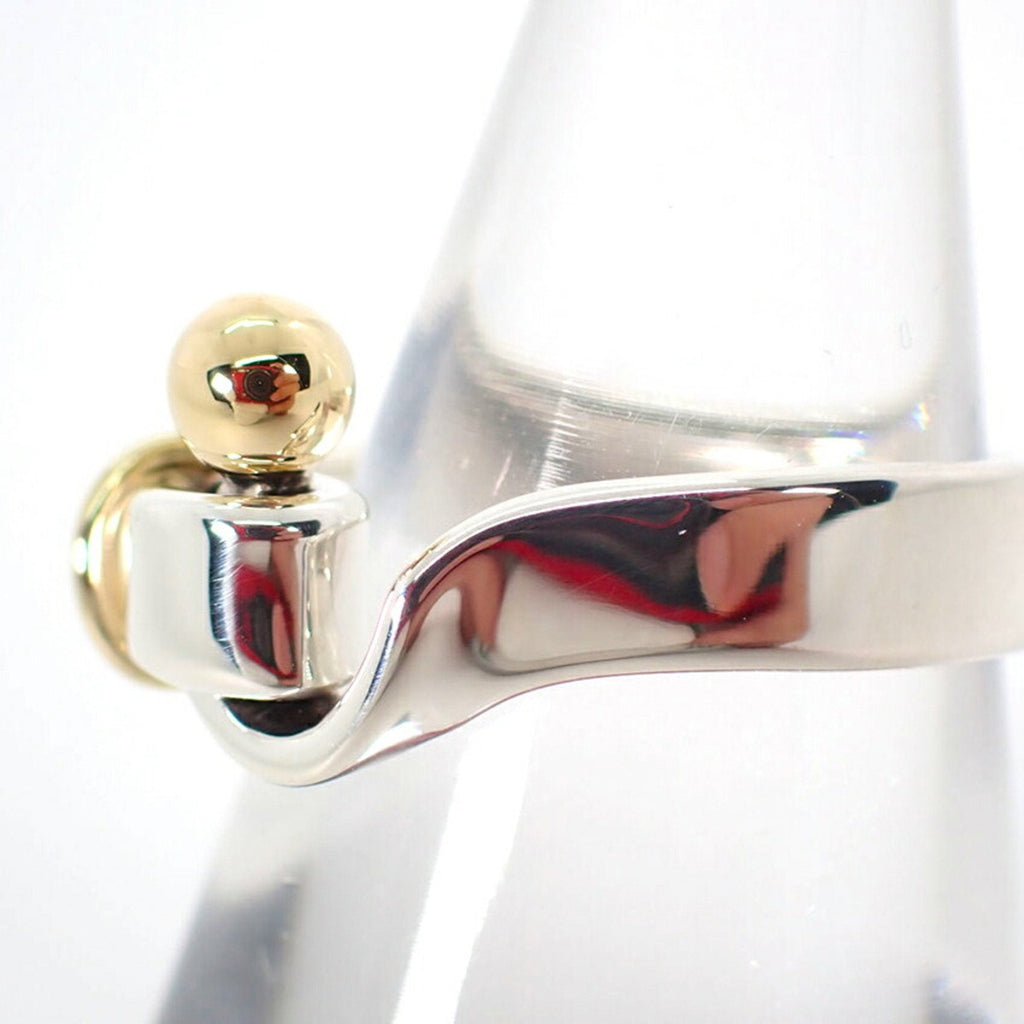 Ring Sterling Silver and 18K Yellow Gold