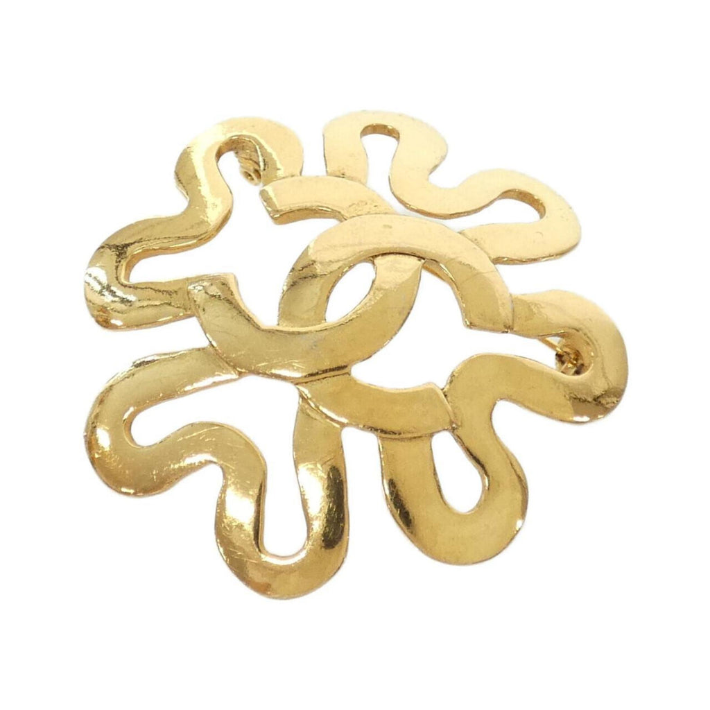 Brooch Gold-Tone Metal