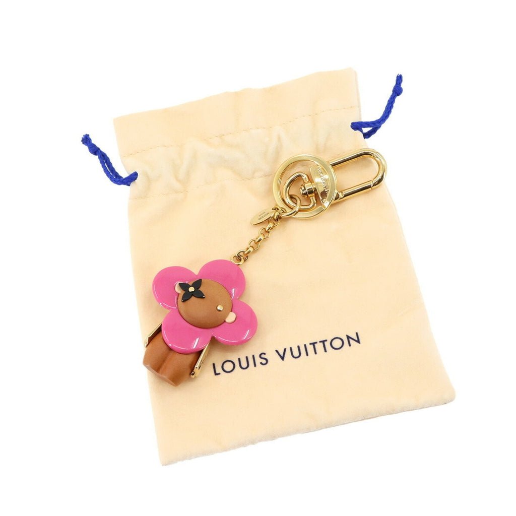 Porte-Clés Vivienne Charm Beige Black and Pink Handbag Charm
