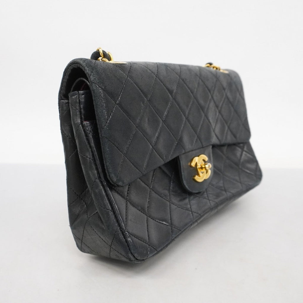 Vintage Classic Double Flap Bag Quilted Lambskin Small