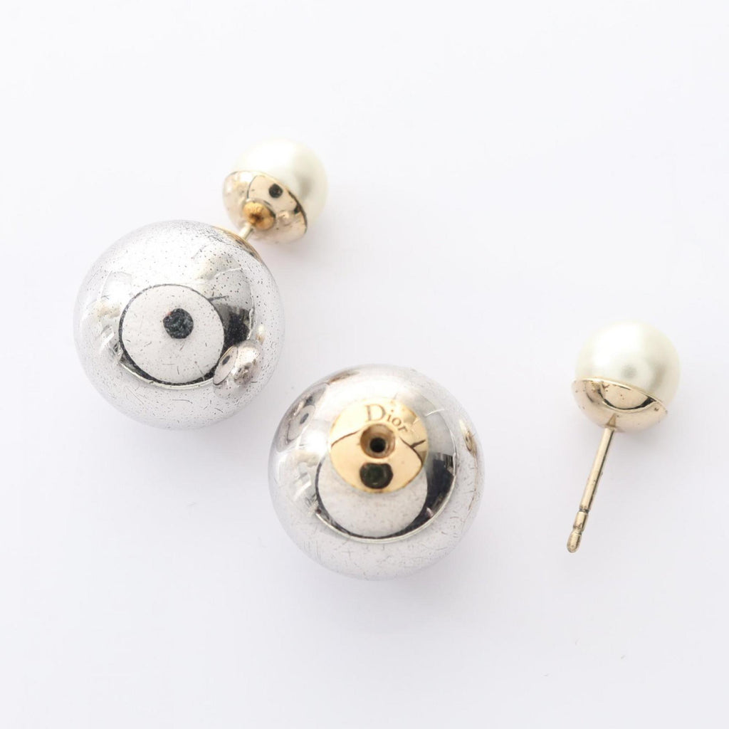Tribal Earrings Artificial Pearl and Gold