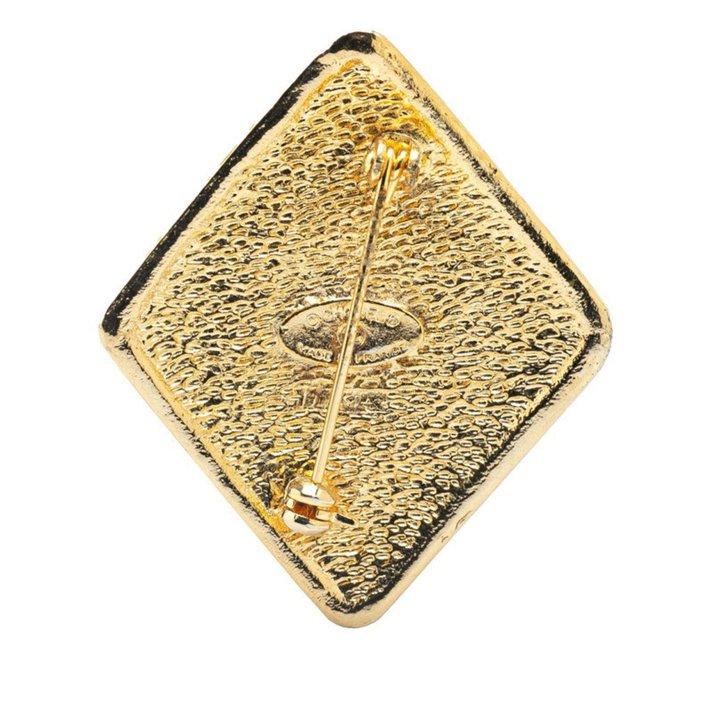 CC Logo Brooch Metal
