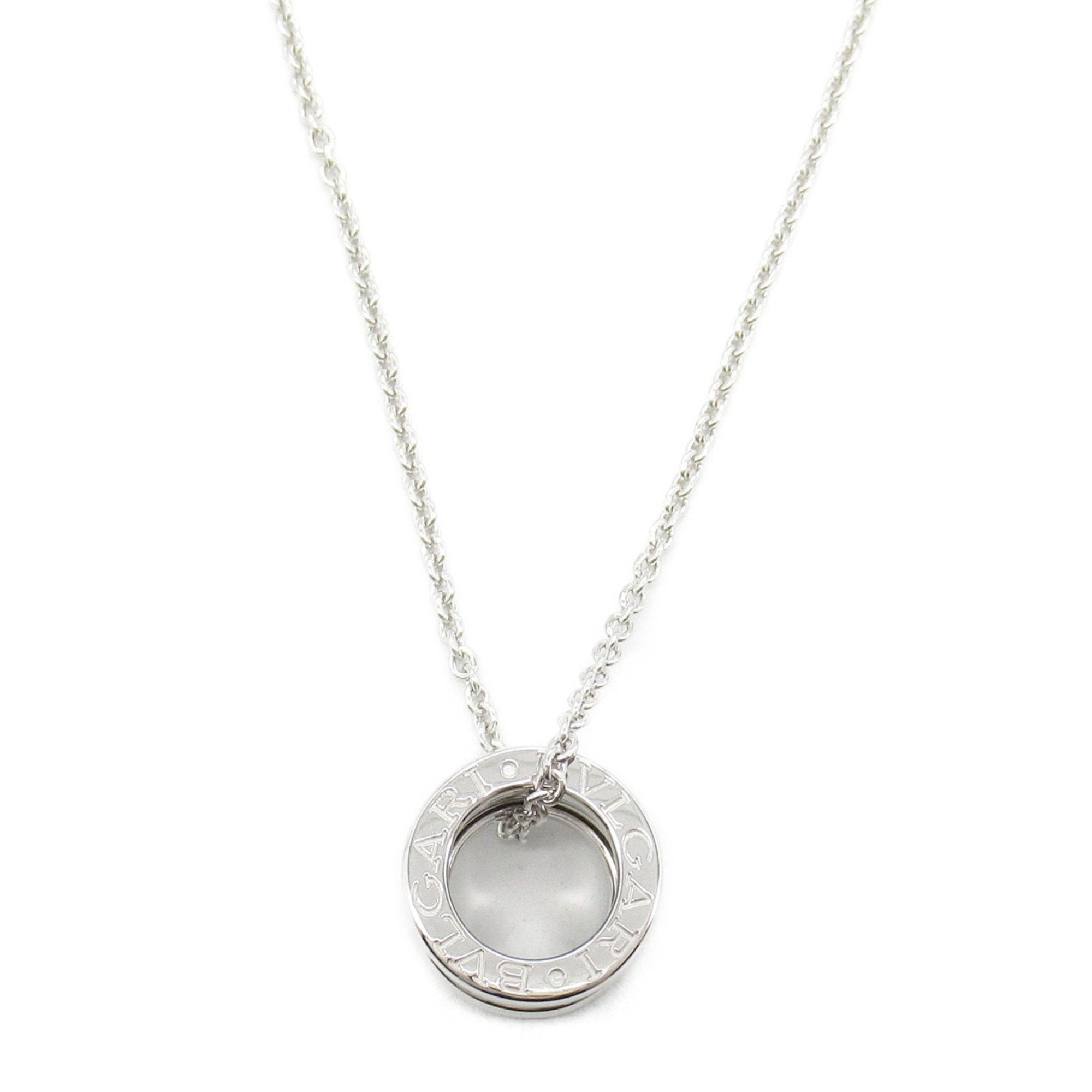 B.Zero1 Pendant Necklace 18K White Gold