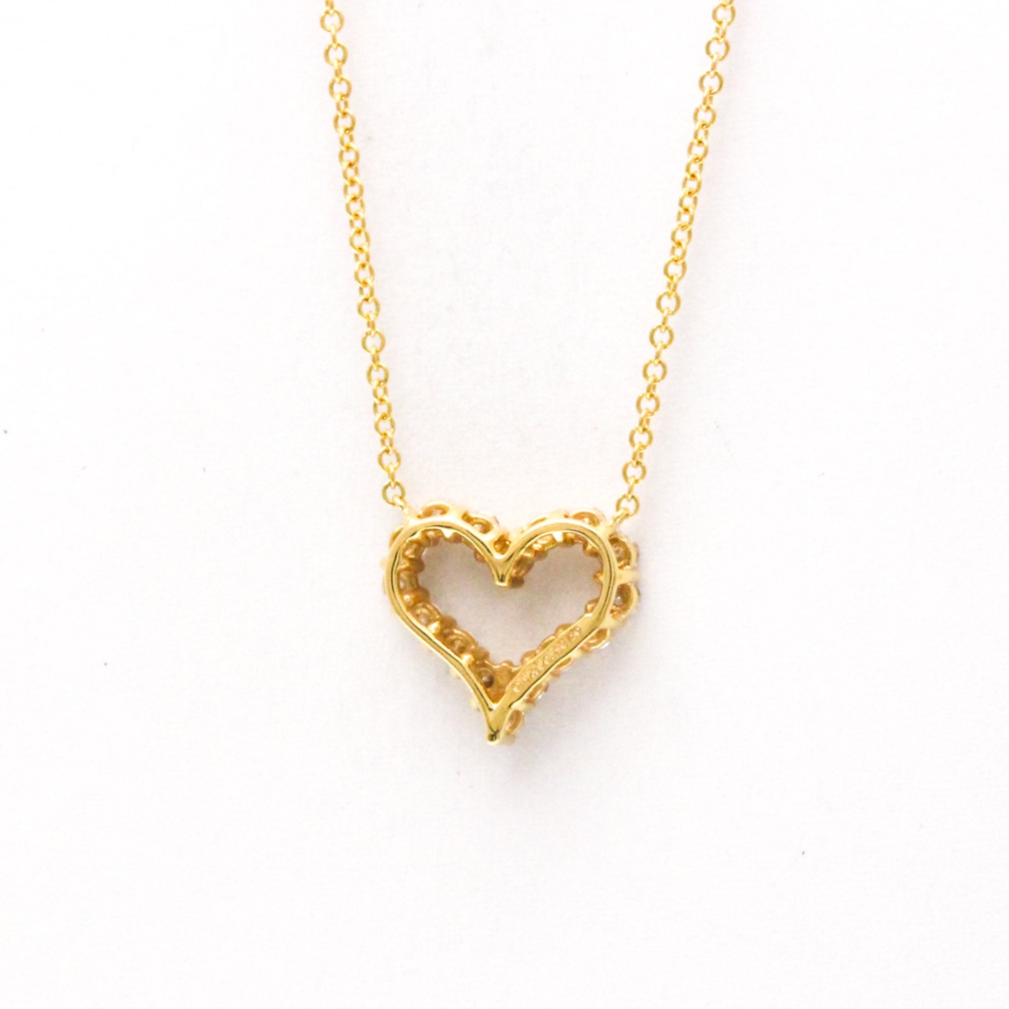 Pendant Necklace 18K Rose Gold with Diamond Mini