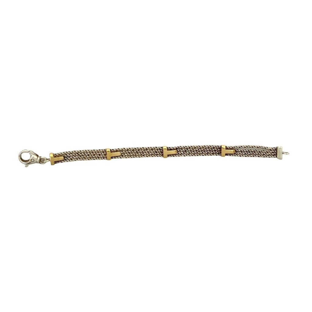Bracelet 18K Gold and Sterling Silver