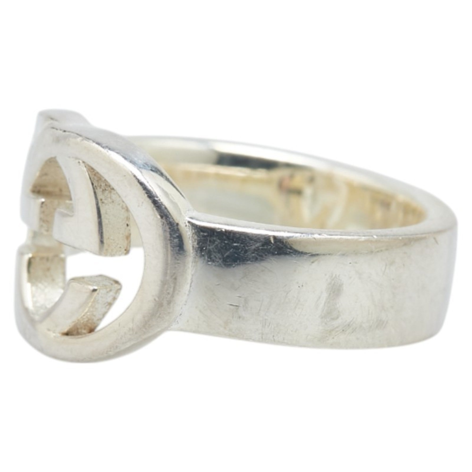 Interlocking G Ring Sterling Silver