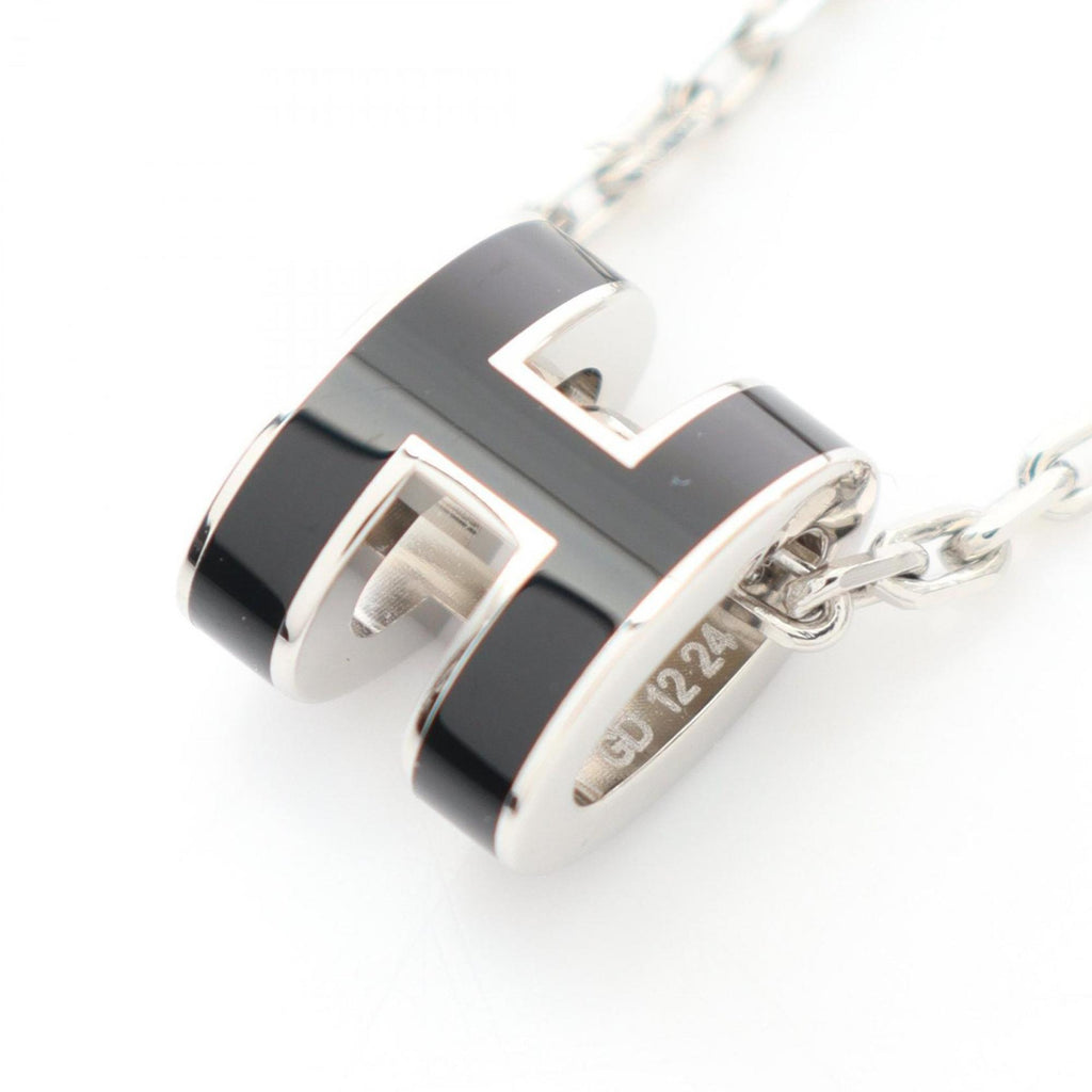 Pop H Pendant Necklace Sterling Silver