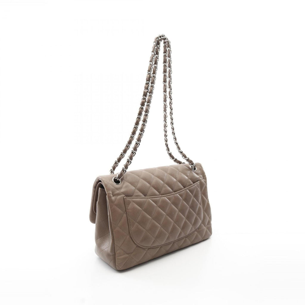 Classic Double Flap Bag Quilted Caviar Jumbo