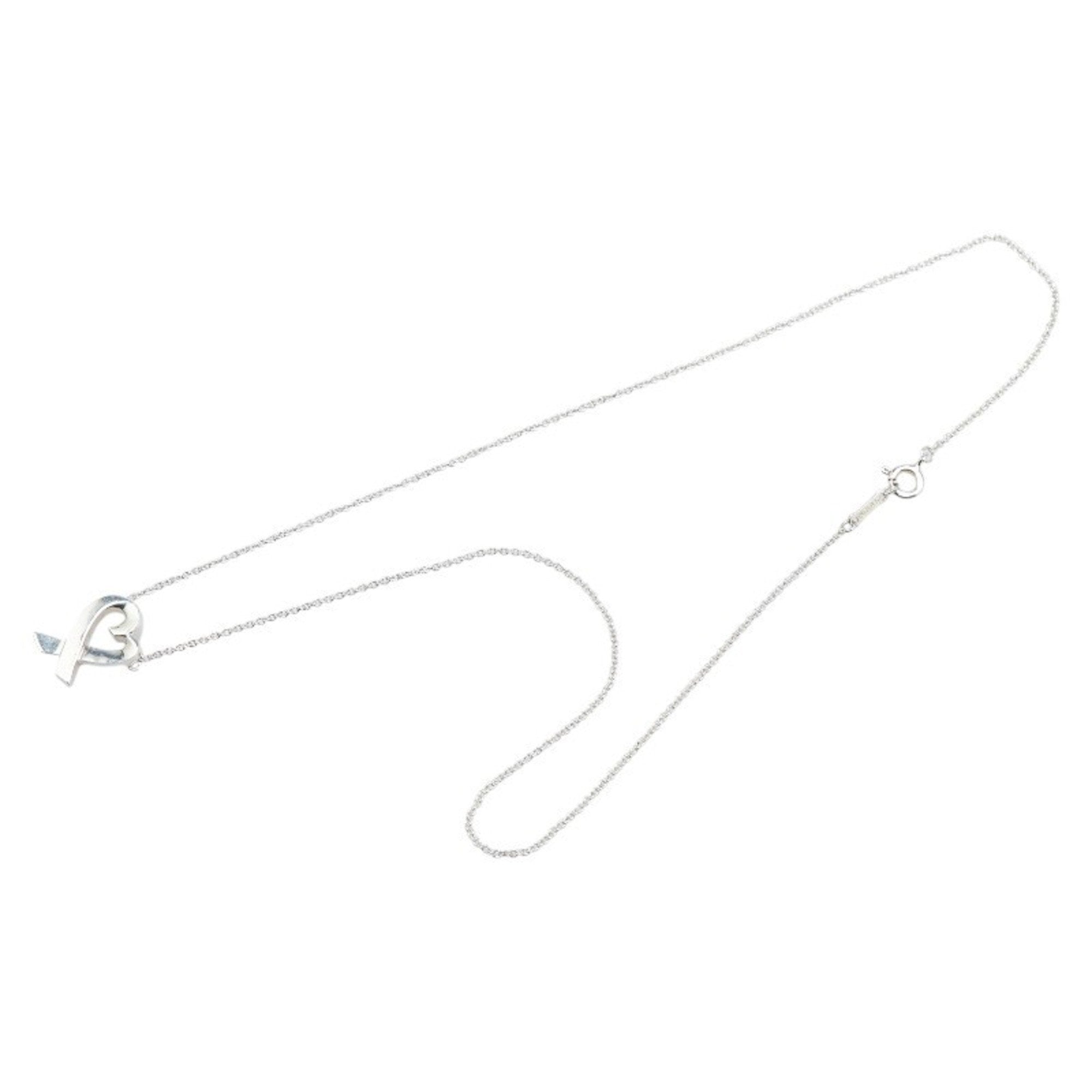 Loving Heart Pendant Necklace Sterling Silver