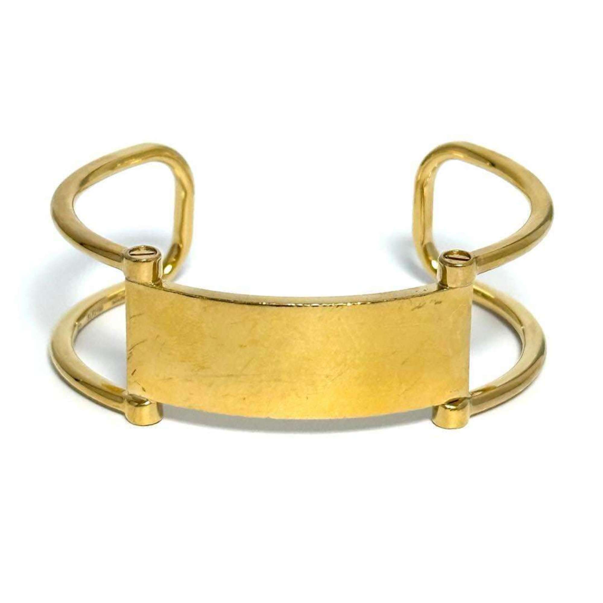 Plate Bangle Metal Bracelet