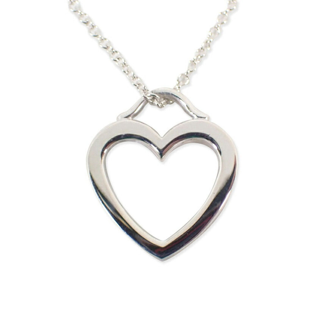 Sentimental Heart Pendant Necklace Sterling Silver