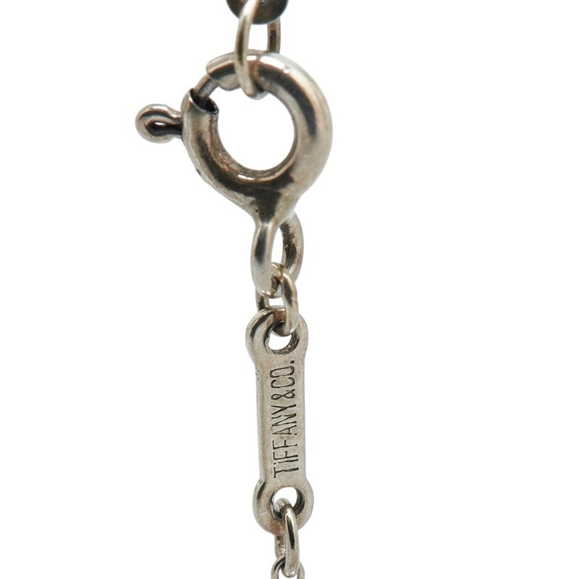 Double Heart Pendant Necklace Sterling Silver