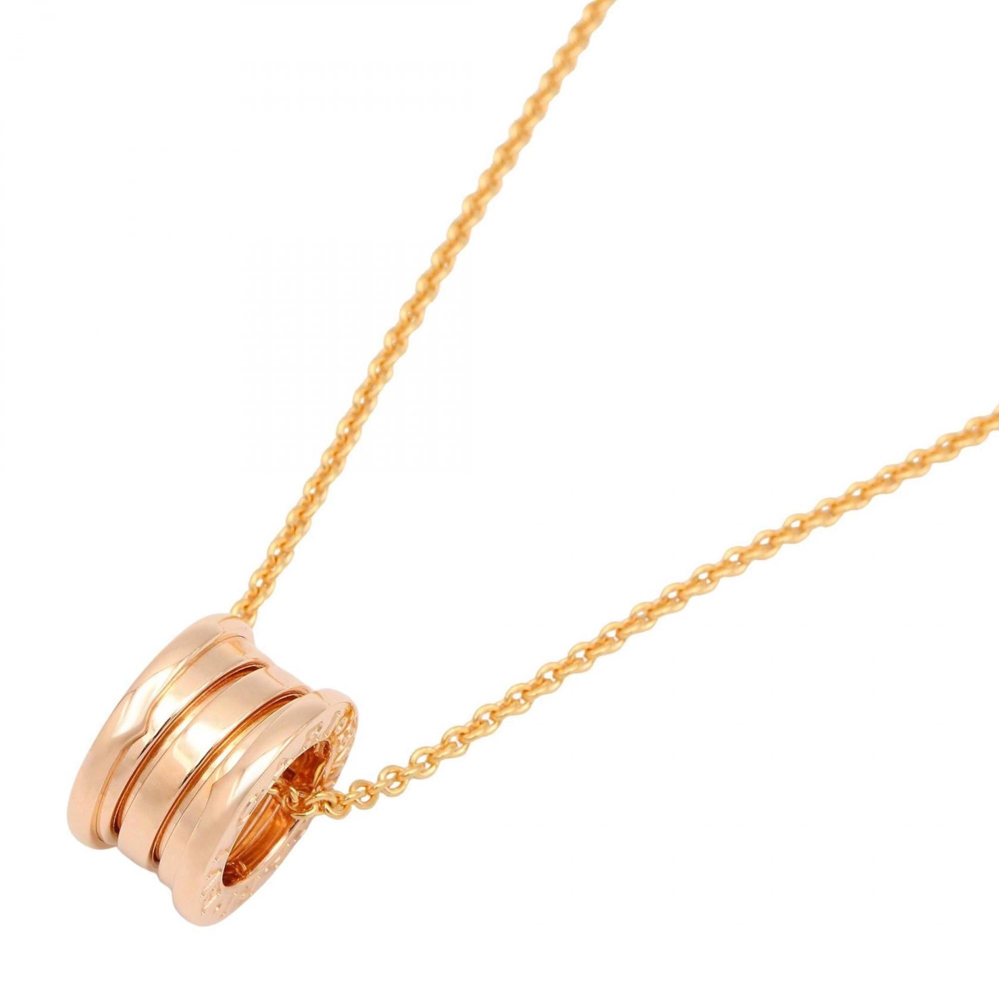 B.Zero1 Pendant Necklace 18K Rose Gold