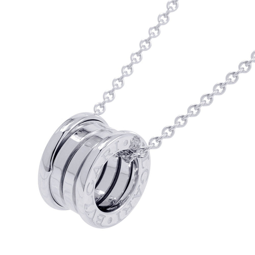 B.Zero1 Pendant Necklace 18K White Gold