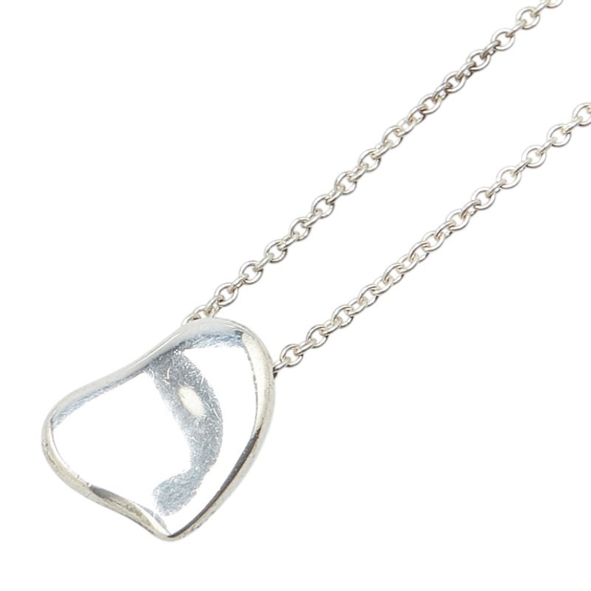 Full Heart Pendant Necklace Sterling Silver