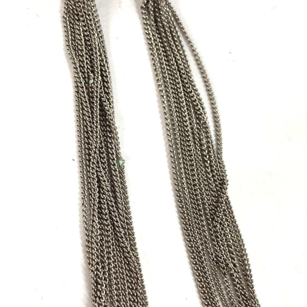 Earrings Silver-Tone Metal