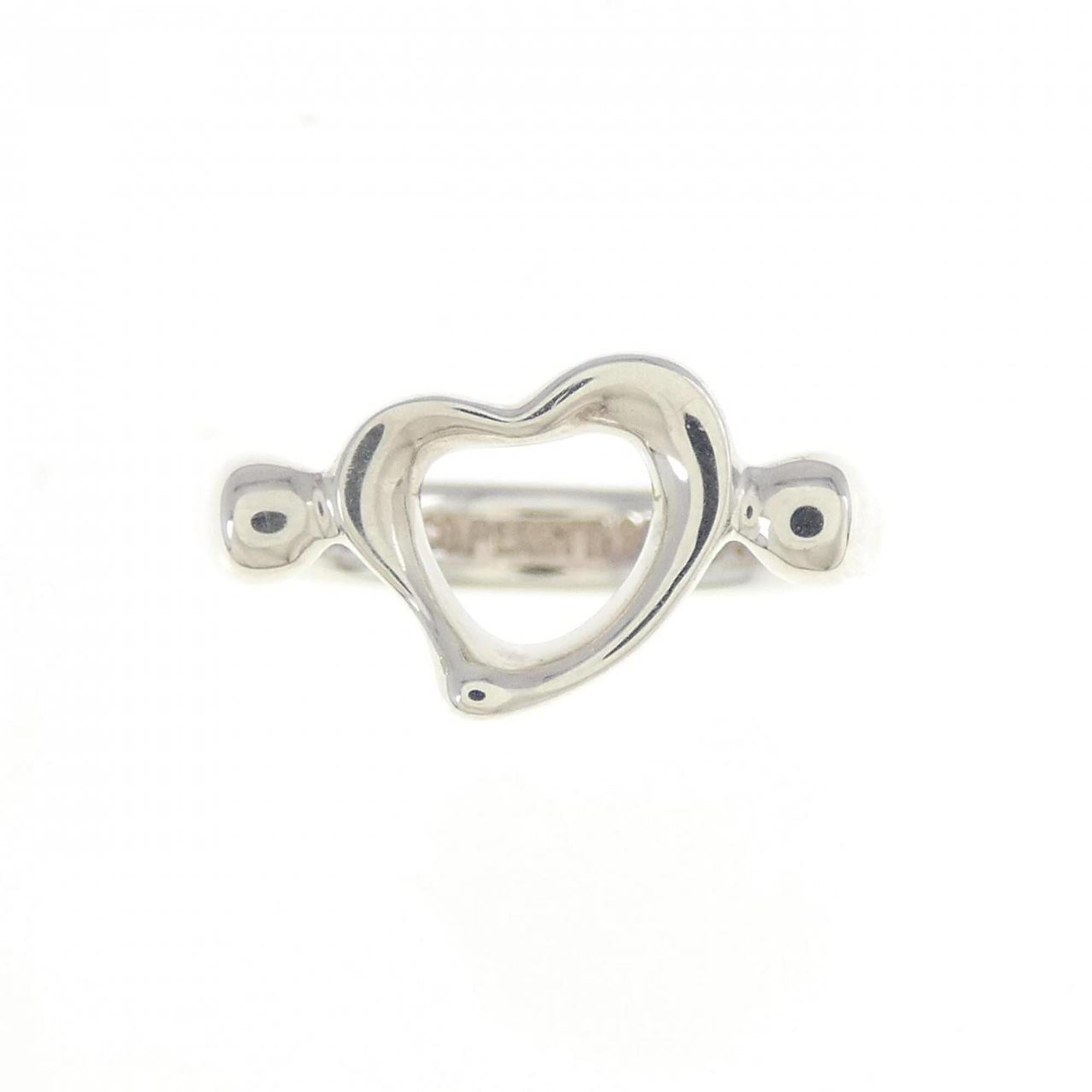 Open Heart Ring Sterling Silver