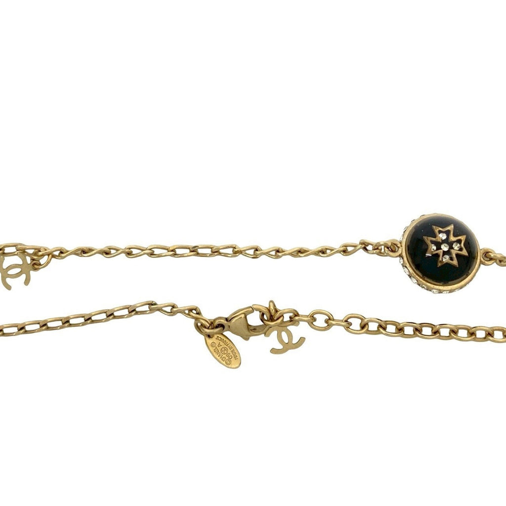 CC Logo Pendant Necklace Metal