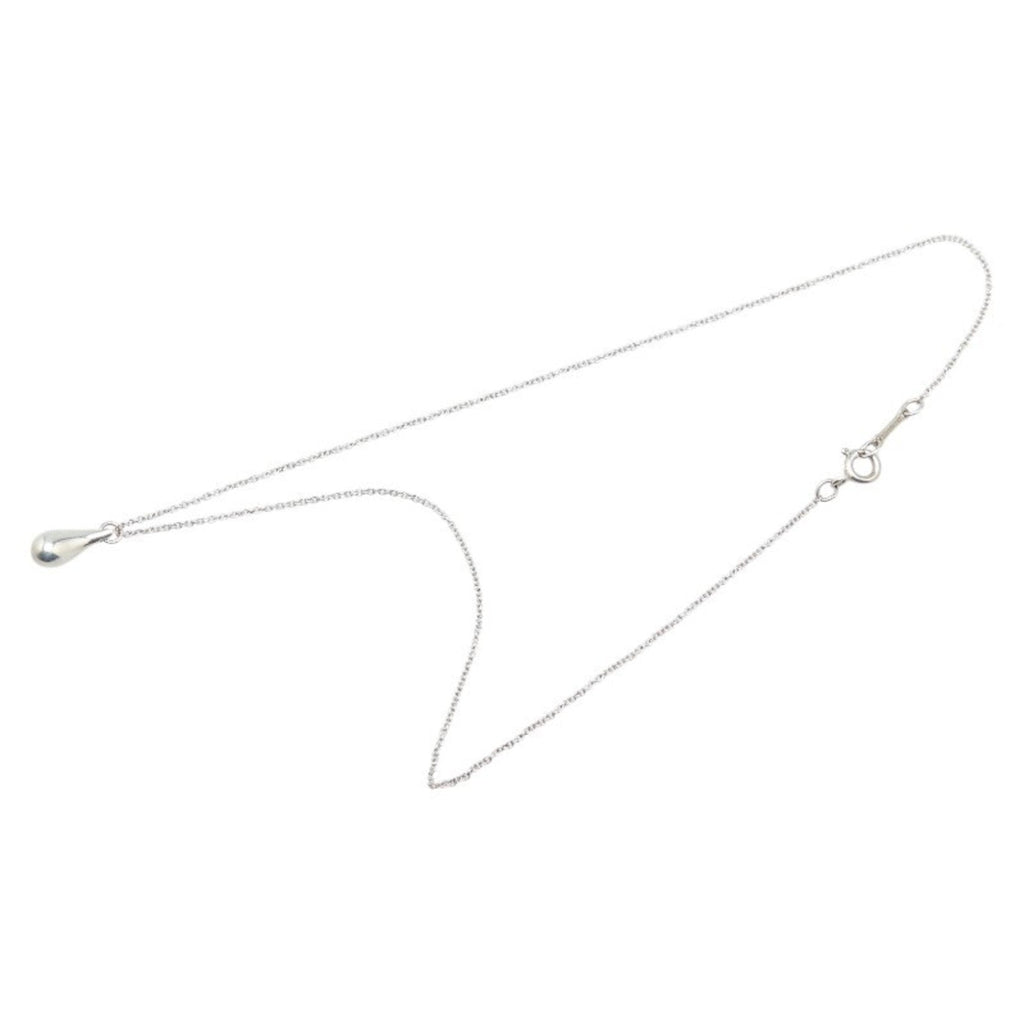 Teardrop Pendant Necklace Sterling Silver
