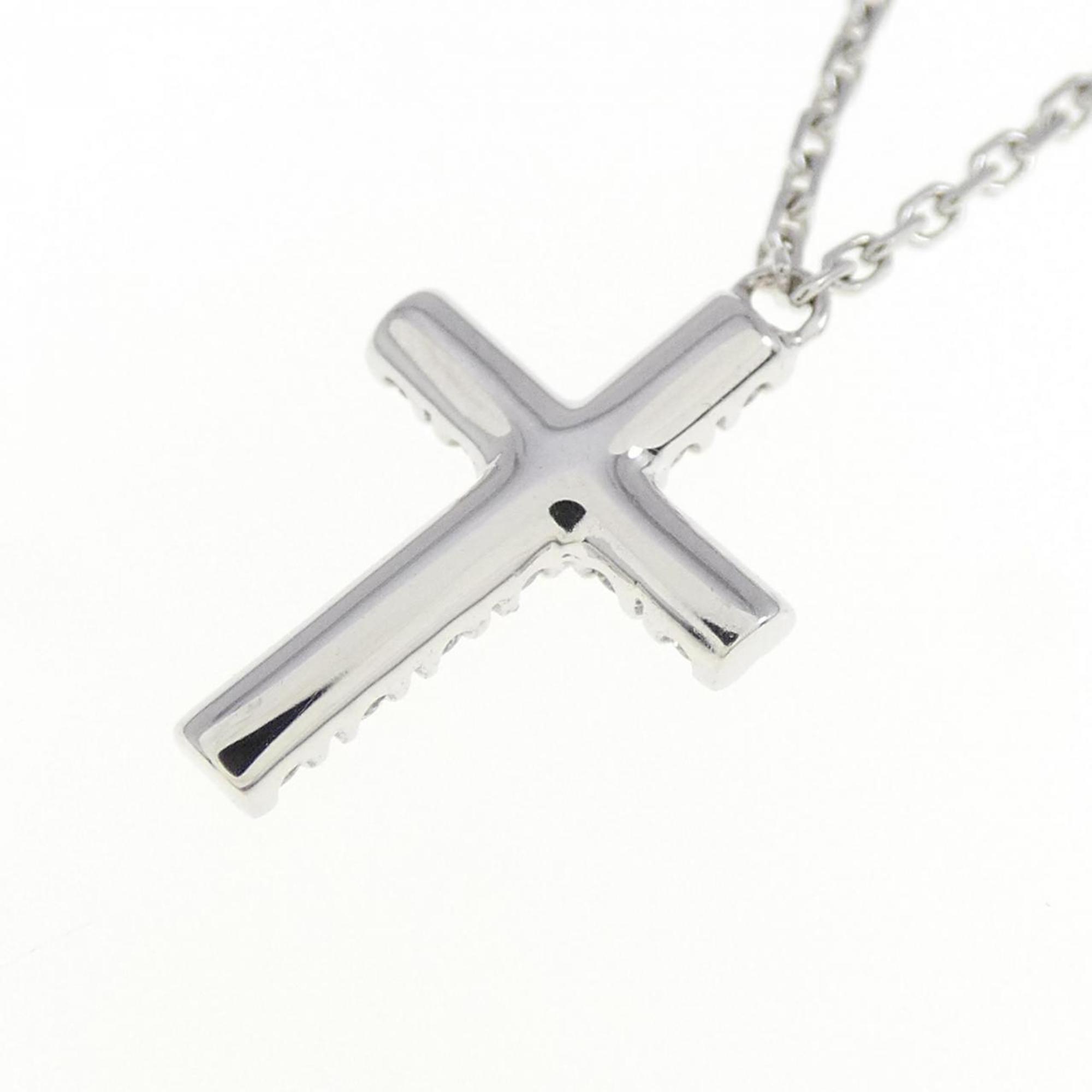 Pendant Necklace 18K White Gold with Diamond