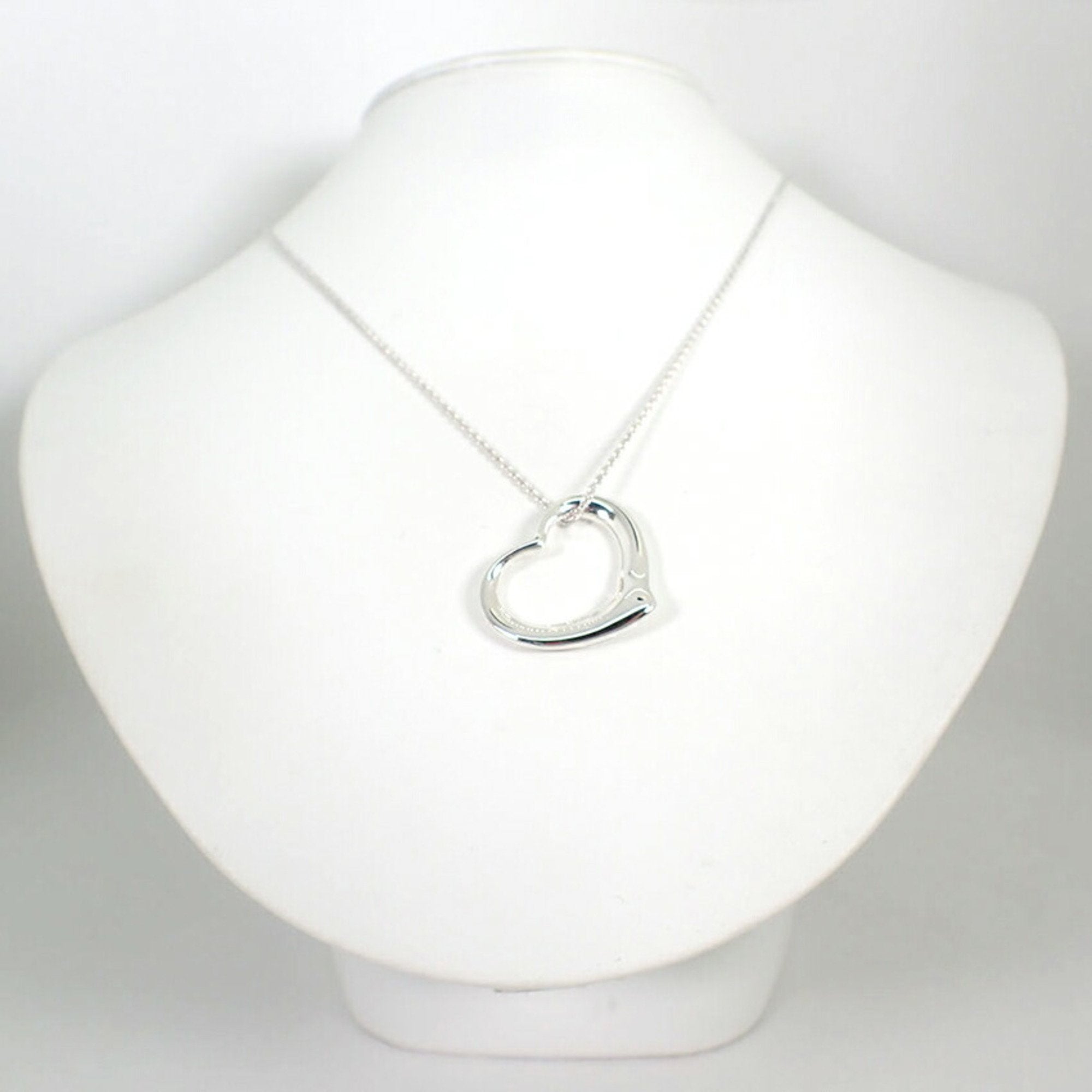 Heart Pendant Necklace Sterling Silver