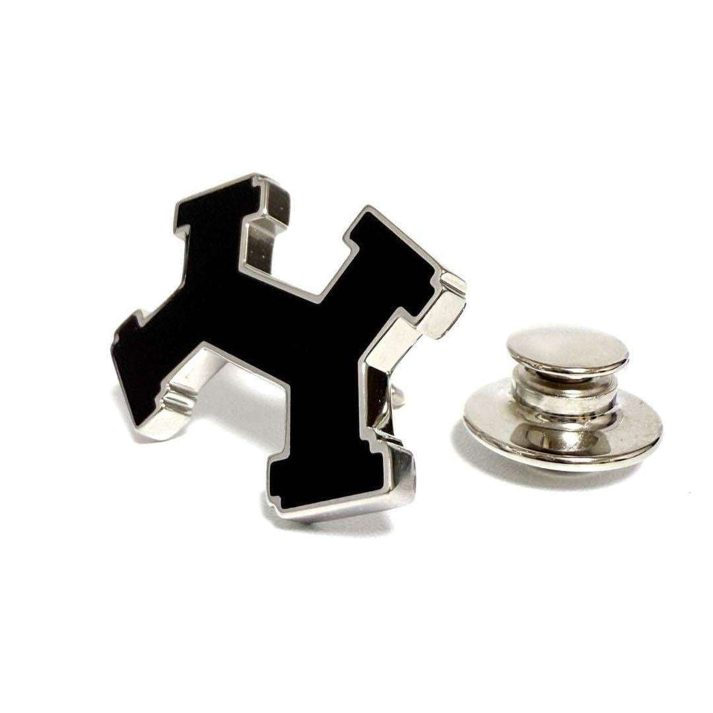 Street H Brooch Metal