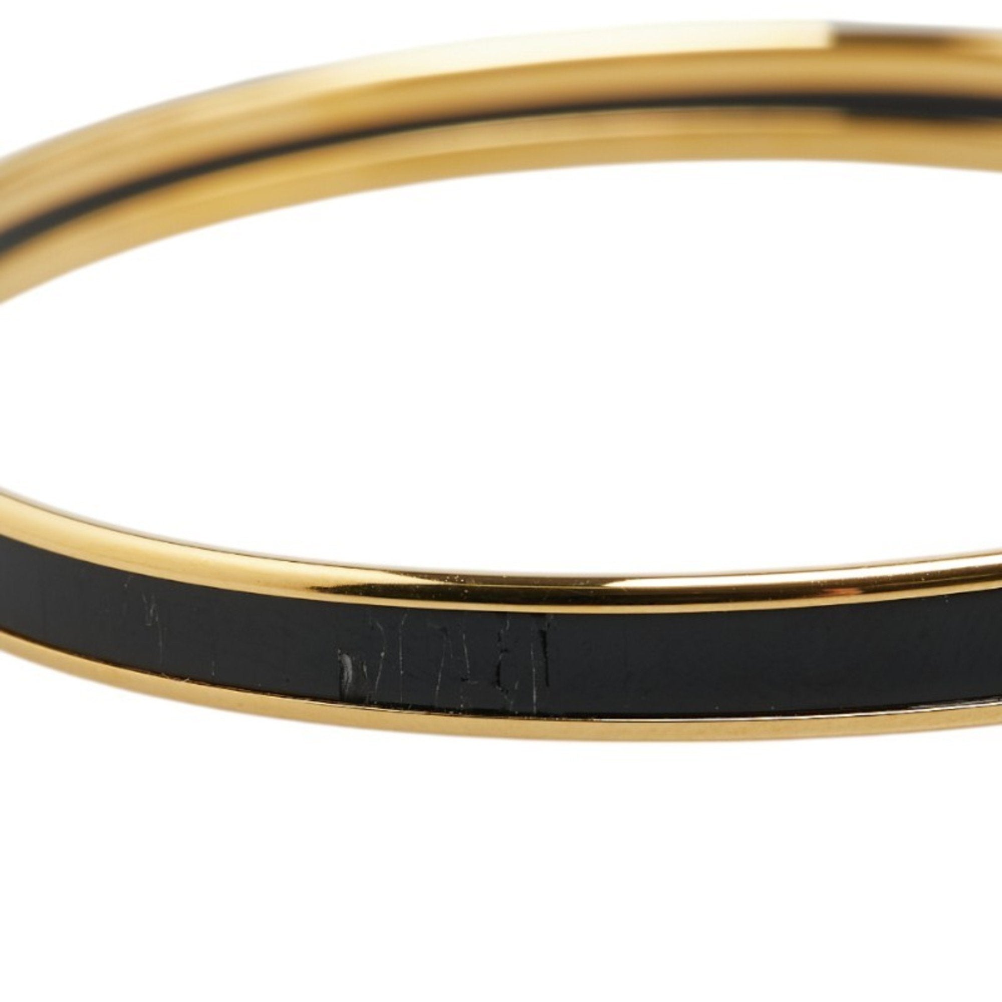 Bangle Gold Black Plated Bracelet