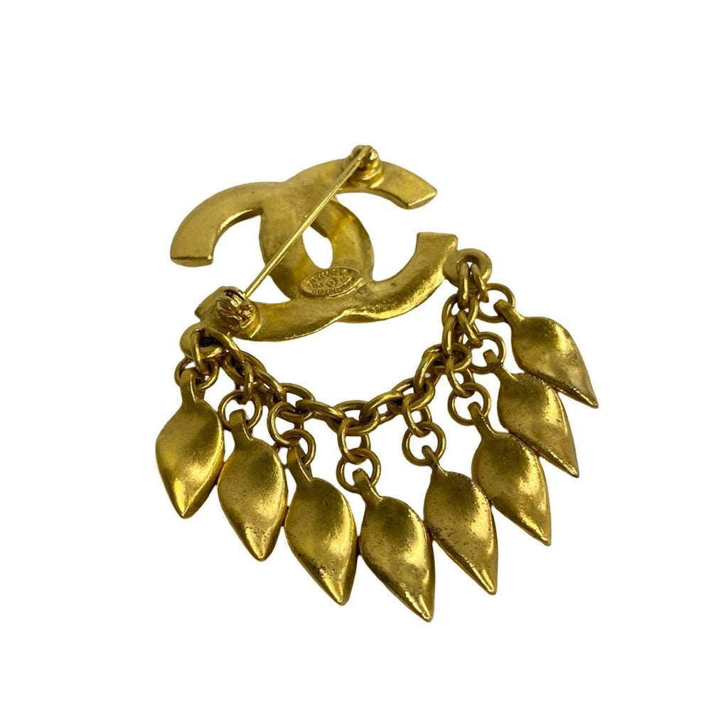CC Logo Brooch Metal