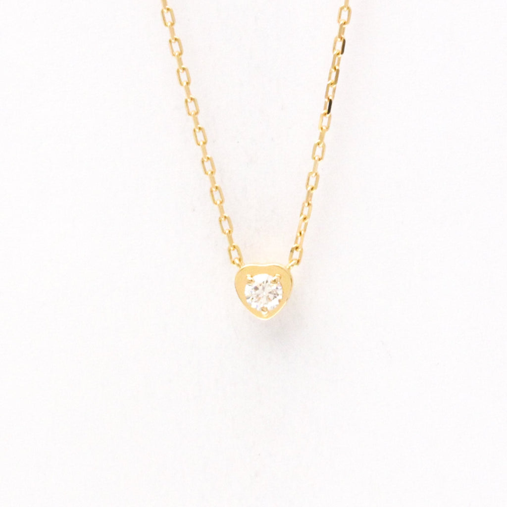Pendant Necklace 18K Rose Gold with Diamond