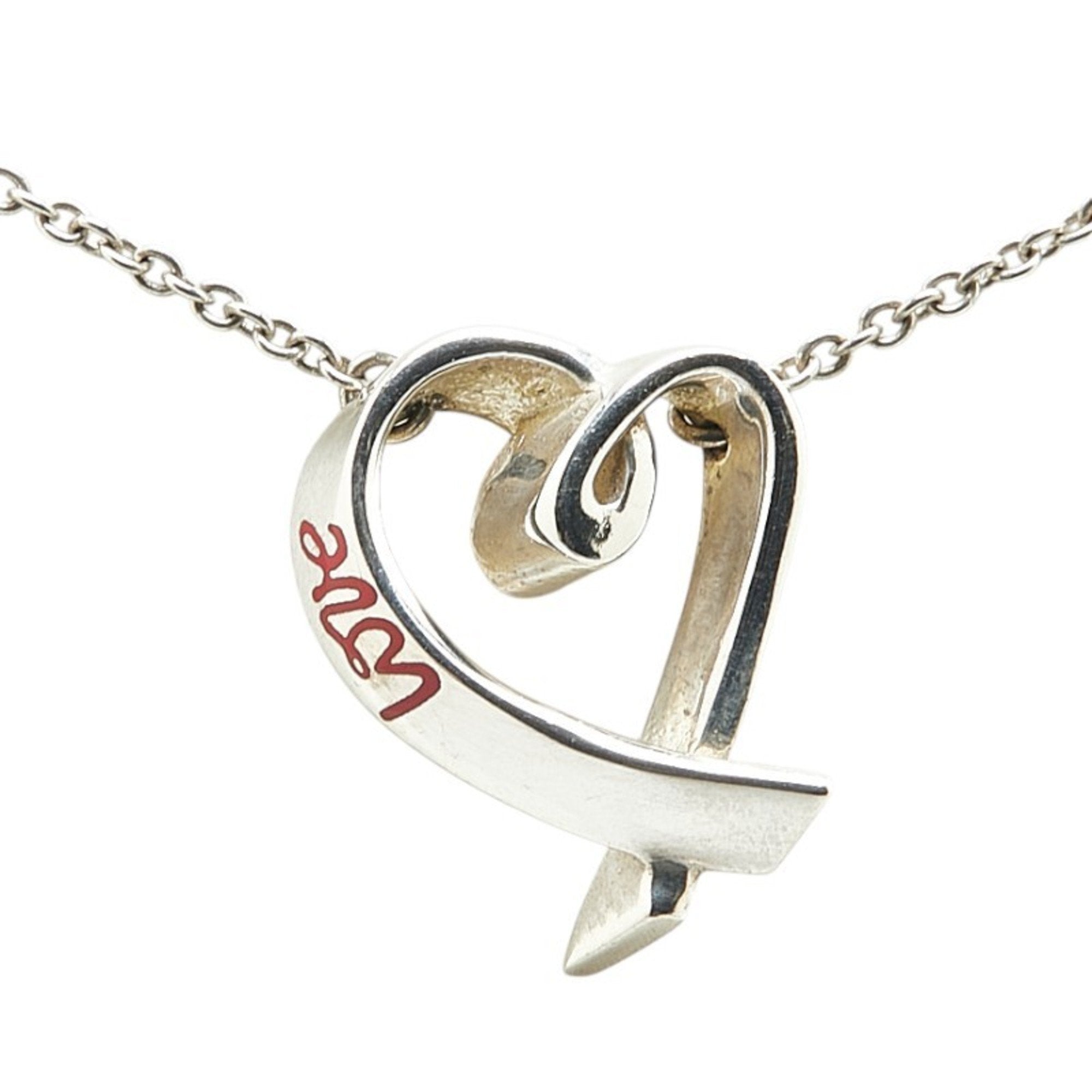 Loving Heart Love Pendant Necklace Sterling Silver