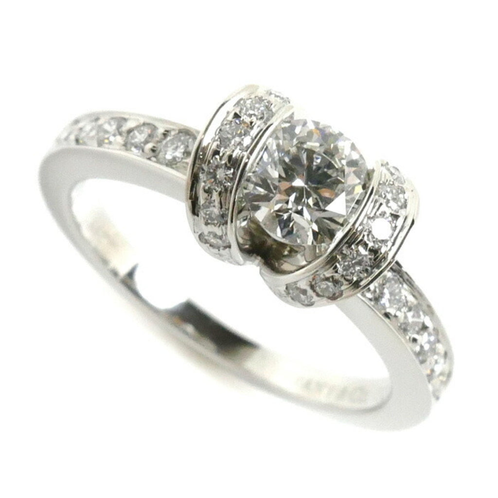 Band Ring Platinum with Diamond