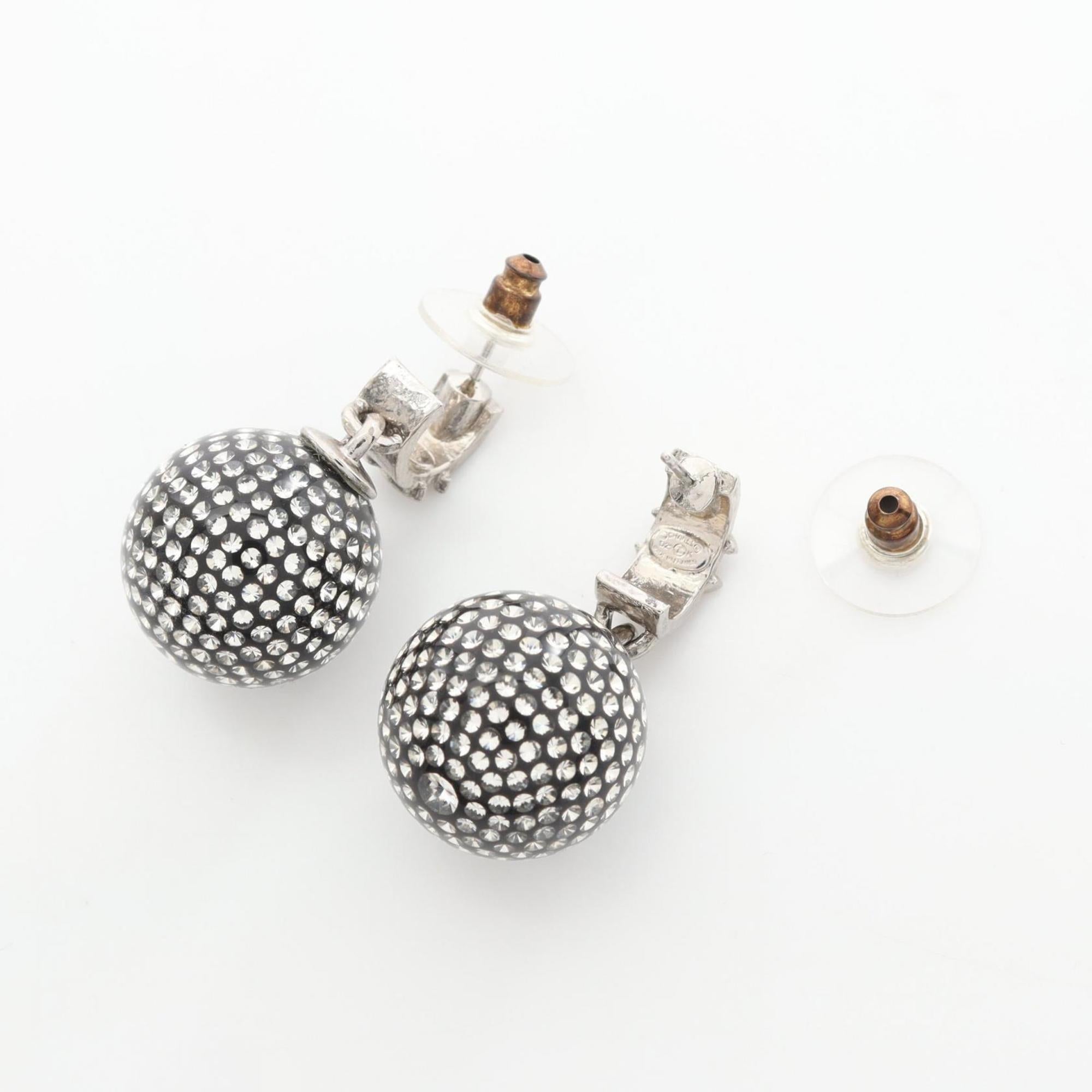CC Logo Earrings Sterling Silver