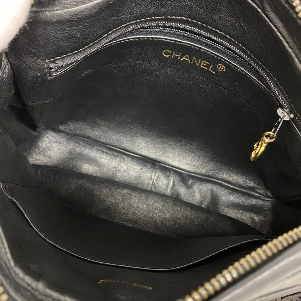 Vintage Front Pocket Camera Bag Quilted Lambskin Medium